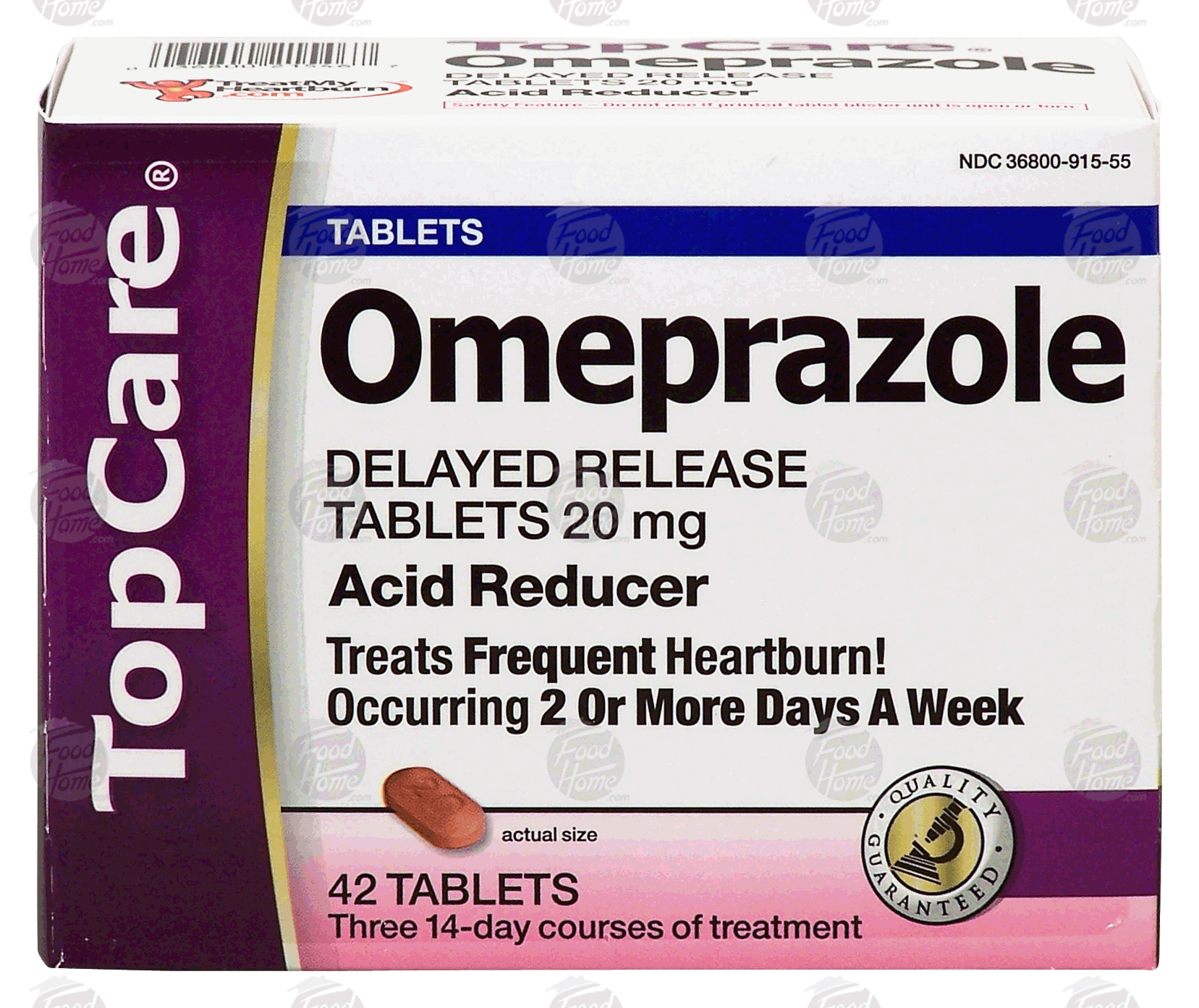 Top Care  omeprazole, acid reducer, delayed release tablets 20 mg Full-Size Picture